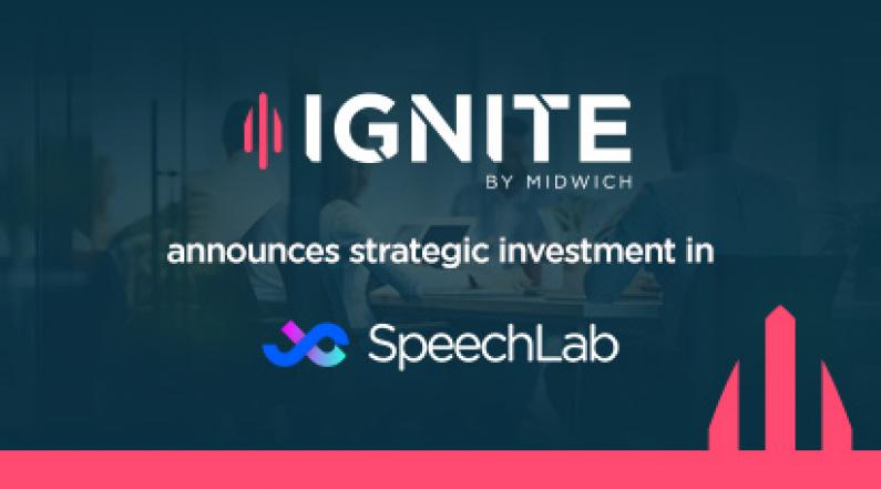 Midwich Ignite investmnt into Speechlab